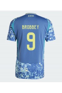 Fotbalové Dres Ajax Brian Brobbey #9 Venkovní Oblečení 2024-25 Krátký Rukáv